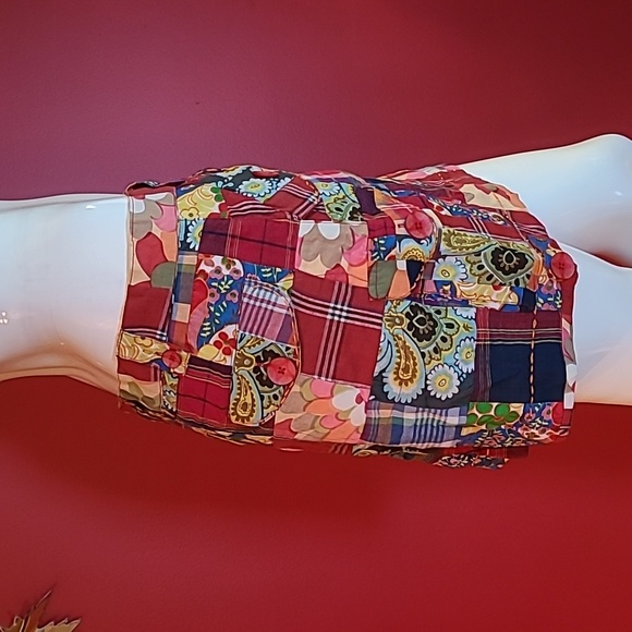 Patchwork Inner Child Boho Skirt Mini Skirt Size S - Picture 2 of 11
